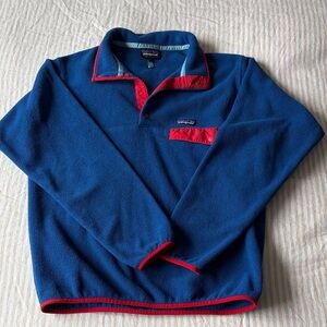 Patagonia Blue Synchilla Fleece Pullover